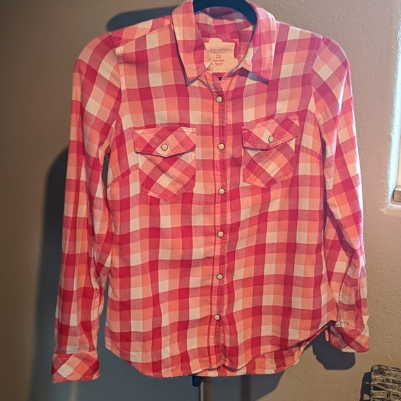 Red Plaid Button Down - Picture 1 of 2